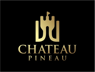 Chateau Pineau logo design by Alfatih05