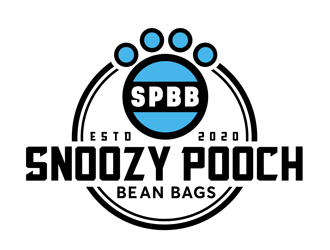 Snoozy Pooch Bean Bags logo design by DreamLogoDesign
