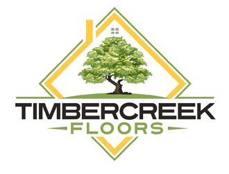 Timbercreek Floors logo design by DreamLogoDesign