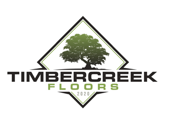 Timbercreek Floors logo design by DreamLogoDesign