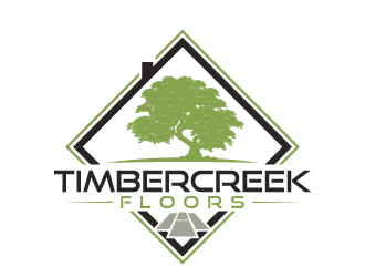 Timbercreek Floors logo design by jaize