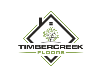 Timbercreek Floors logo design by dodihanz