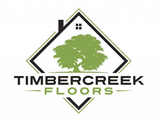 Timbercreek Floors logo design by PrimalGraphics