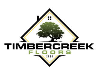 Timbercreek Floors logo design by DreamLogoDesign