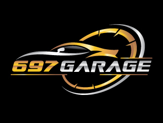 697 GARAGE logo design by Sandip