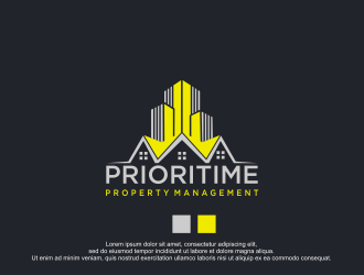 Prioritime Property Management logo design by bebekkwek