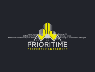 Prioritime Property Management logo design by bebekkwek