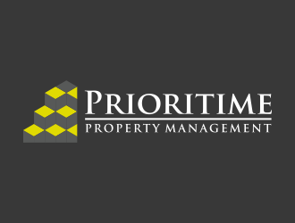 Prioritime Property Management logo design by dodihanz