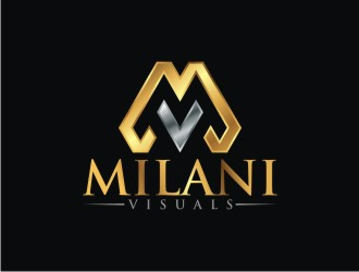 Milani Visuals logo design by josephira