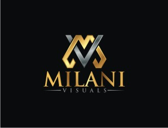 Milani Visuals logo design by josephira