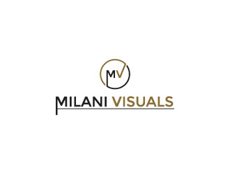 Milani Visuals logo design by aryamaity