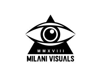 Milani Visuals logo design by naldart