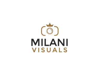 Milani Visuals logo design by aryamaity