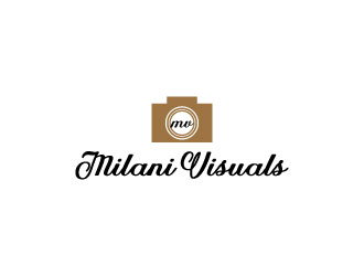 Milani Visuals logo design by aryamaity