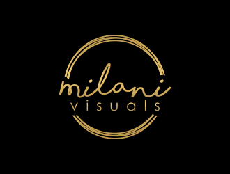 Milani Visuals logo design by BlessedArt