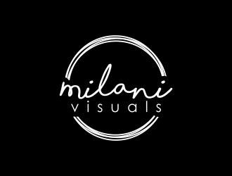 Milani Visuals logo design by BlessedArt