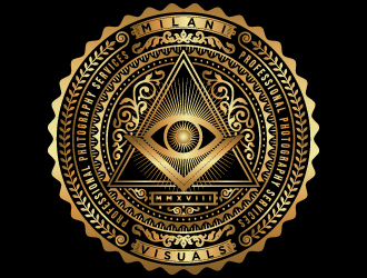 Milani Visuals logo design by MUSANG