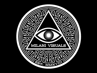 Milani Visuals logo design by justin_ezra