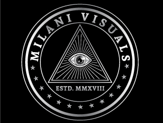 Milani Visuals logo design by Suvendu
