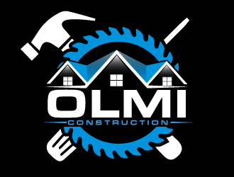 Olmi Construction  logo design by AamirKhan