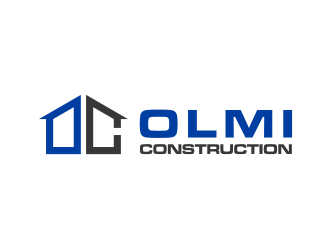 Olmi Construction  logo design by uptogood