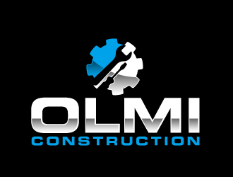 Olmi Construction  logo design by AamirKhan