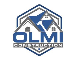 Olmi Construction  logo design by AamirKhan
