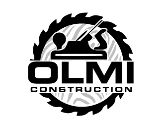 Olmi Construction  logo design by AamirKhan