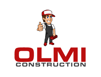 Olmi Construction  logo design by AamirKhan