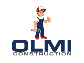 Olmi Construction  logo design by AamirKhan