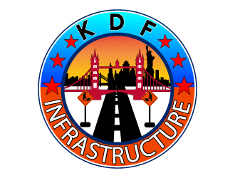 KDF Infrastructure logo design by Suvendu