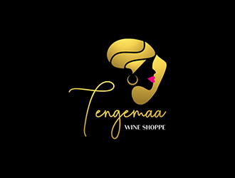 Tengemaa Wine Shoppe logo design by DuckOn