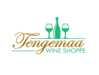 Tengemaa Wine Shoppe logo design by Foxcody