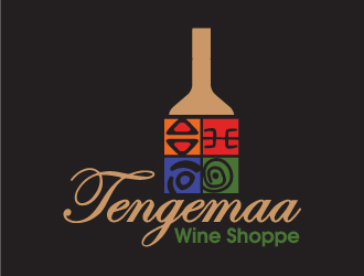 Tengemaa Wine Shoppe logo design by logoworld