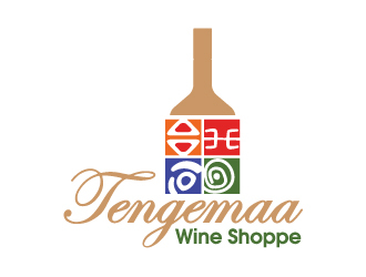 Tengemaa Wine Shoppe logo design by logoworld