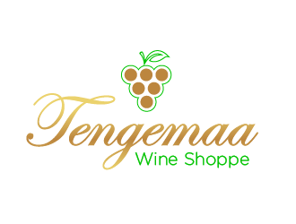 Tengemaa Wine Shoppe logo design by pollo