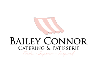 Bailey Connor Catering & Patisserie logo design by yippiyproject