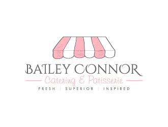 Bailey Connor Catering & Patisserie logo design by pencilhand