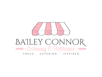 Bailey Connor Catering & Patisserie logo design by pencilhand