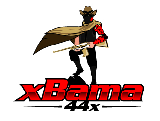 xBama44x logo design by AamirKhan