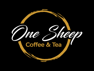 One Sheep Coffee & Tea logo design by Gwerth