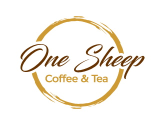 One Sheep Coffee & Tea logo design by Gwerth