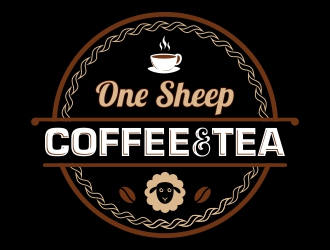 One Sheep Coffee & Tea logo design by AnandArts