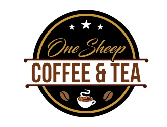 One Sheep Coffee & Tea logo design by AnandArts