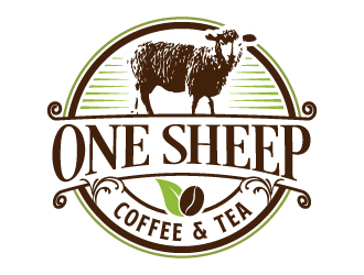 One Sheep Coffee & Tea logo design by jaize