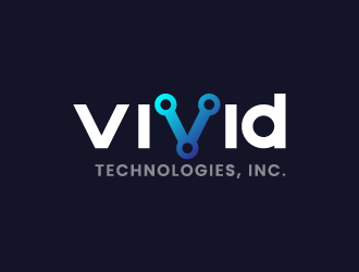 Vivid Technologies, Inc. logo design by fastIokay