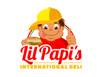 LIL PAPIS INTERNATIONAL DELI logo design by Kirito