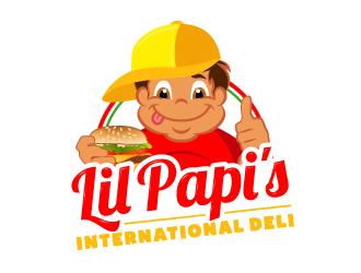 LIL PAPIS INTERNATIONAL DELI logo design by Kirito