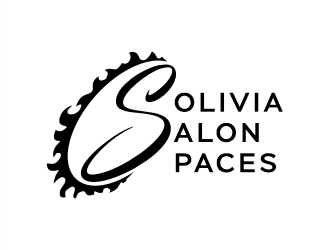Solivia Salon Spaces logo design by Gwerth