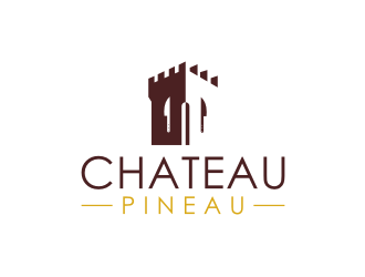 Chateau Pineau logo design by mbamboex